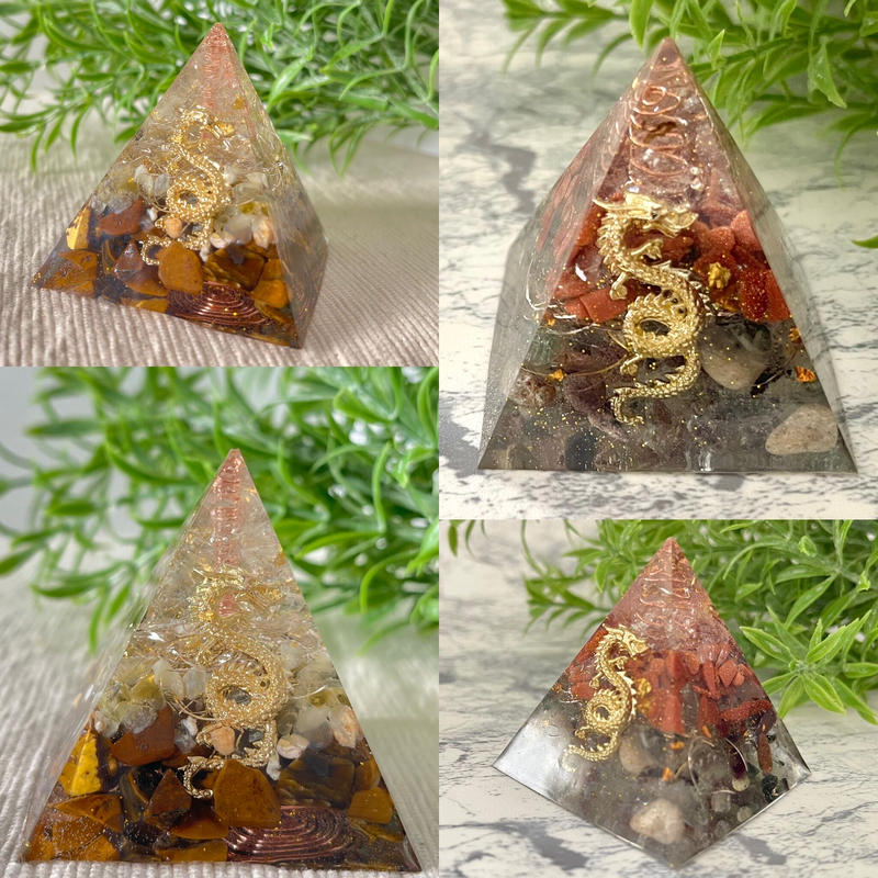 オーダーメイド ピラミッド型オルゴナイト (5型) | yellow sun