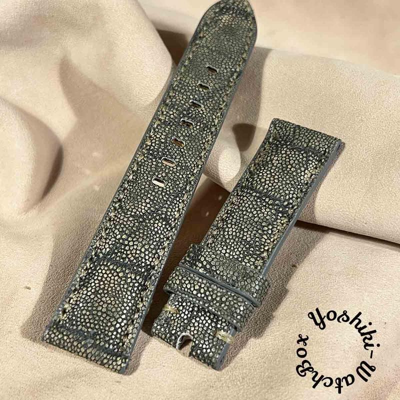 ele-93 エレファント 腕時計ベルト グレーベージュ (ラグ幅22 mm