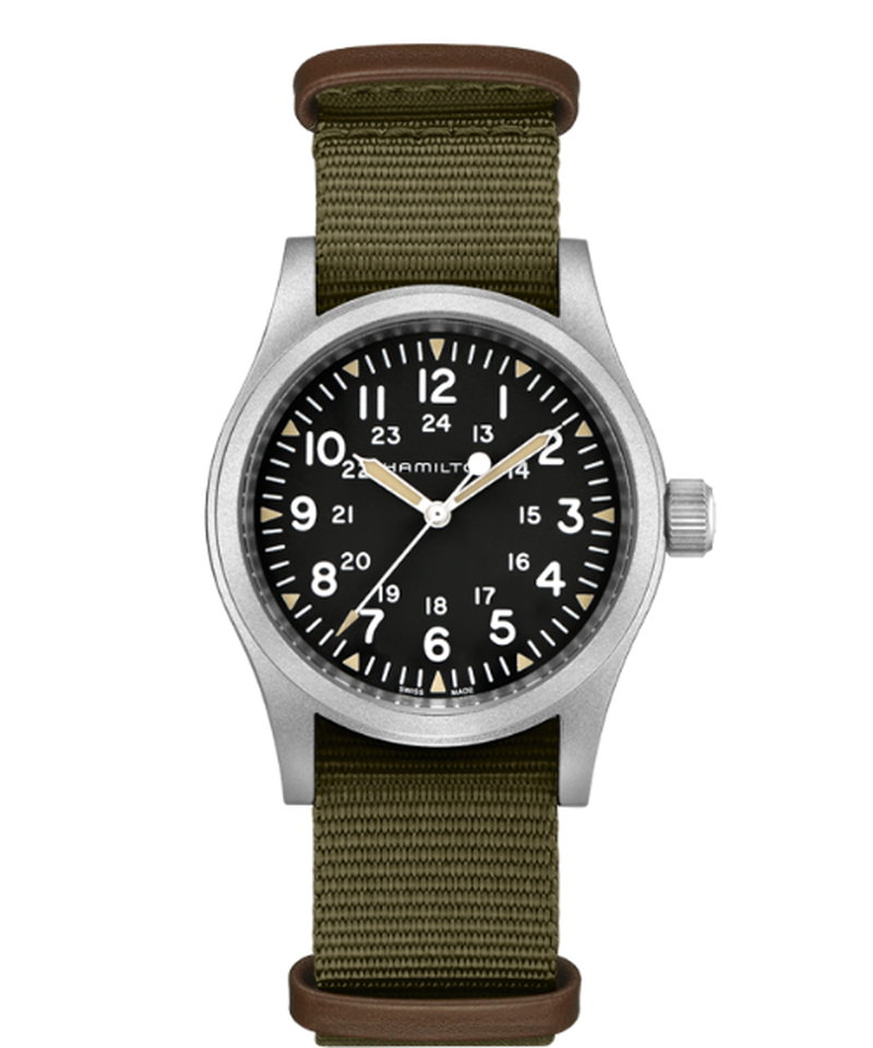 ハミルトン カーキオフィサーオート NATO ストラップ
