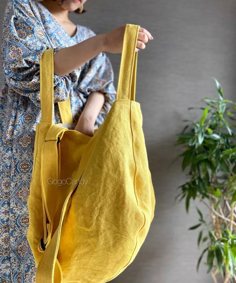 A３出力】ダウンロード版型紙［ひねりもちバッグ］ 2サイズセット