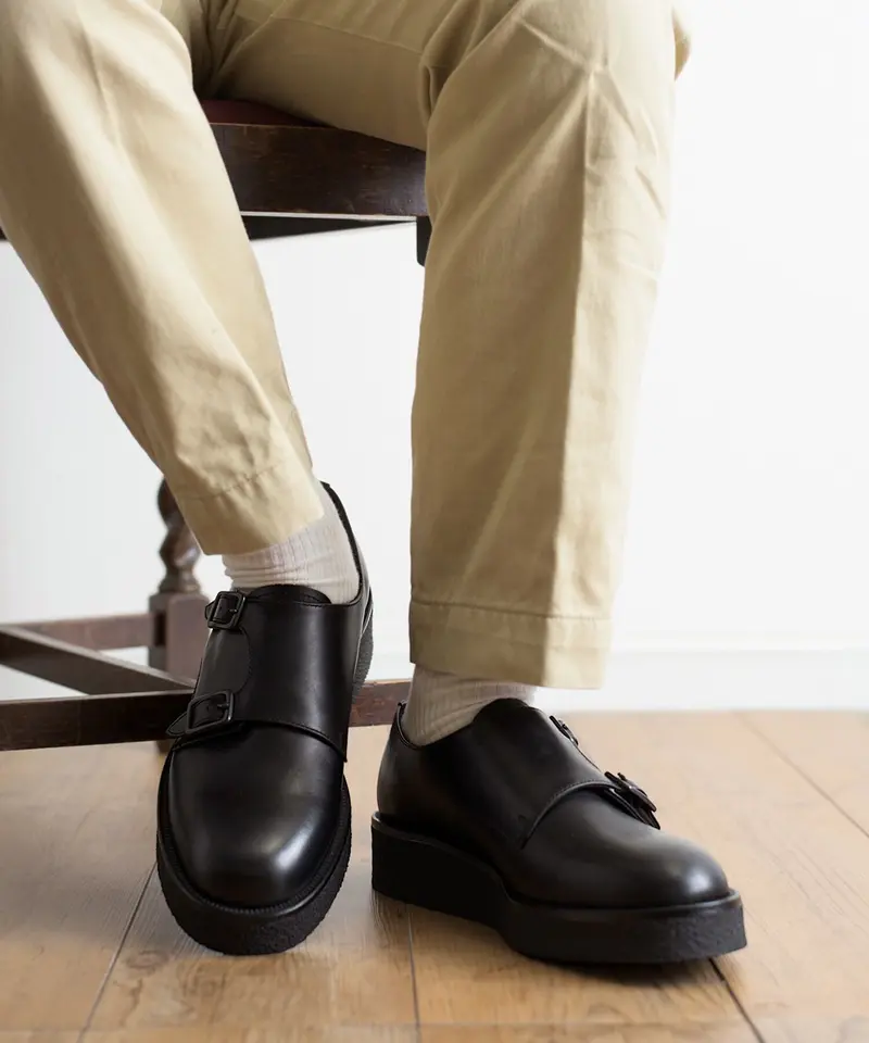 PADRONE パドローネ / DOUBLE MONK STRAP SHOES [KEI] 別...