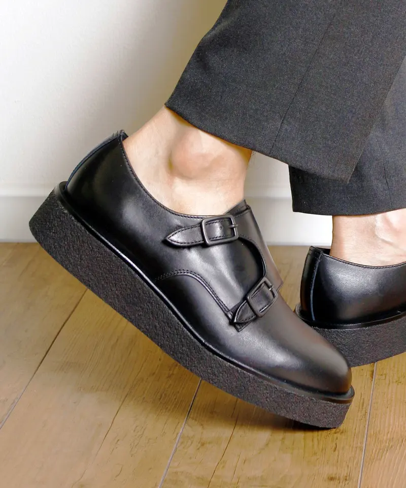 PADRONE パドローネ / DOUBLE MONK STRAP SHOES [KEI] 別...