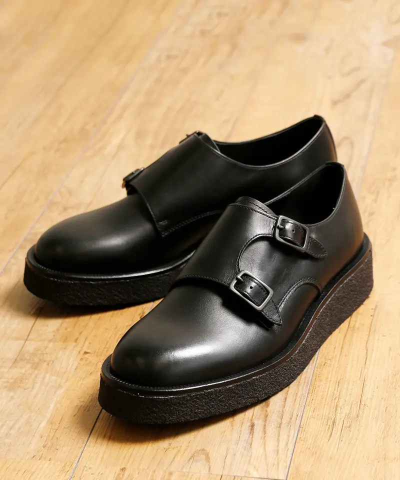 PADRONE パドローネ / DOUBLE MONK STRAP SHOES [KEI] 別...
