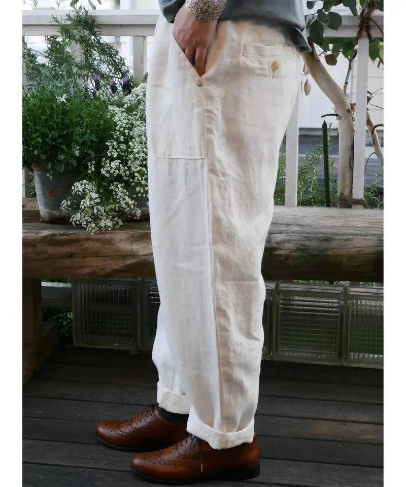 ◇ hands of creation ◇ リネンデニム オーバルパンツ | amilily'...