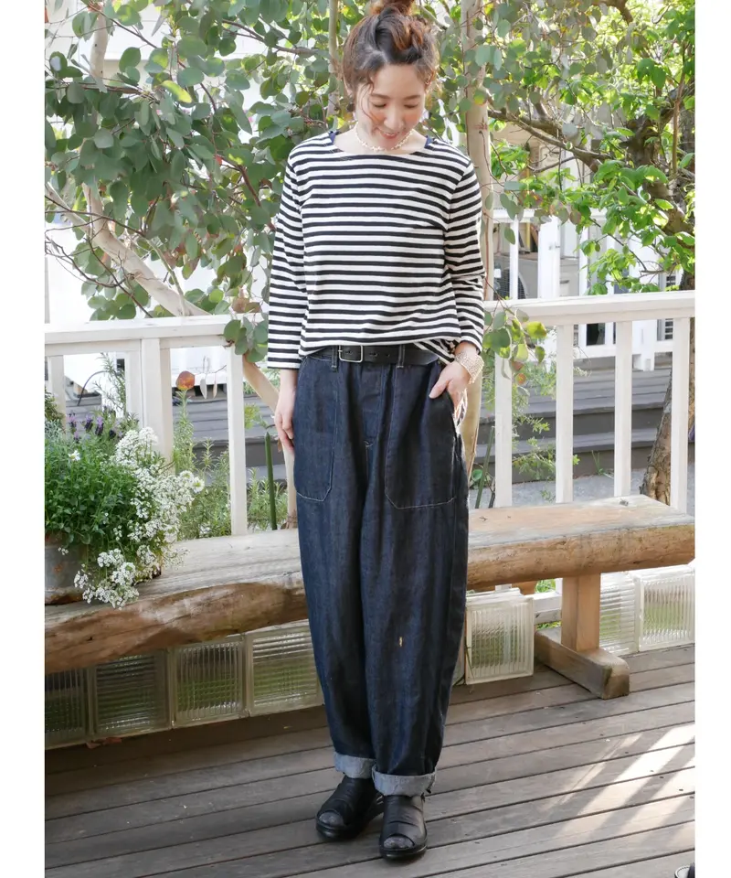 ◇ hands of creation ◇ リネンデニム オーバルパンツ | amilily'...