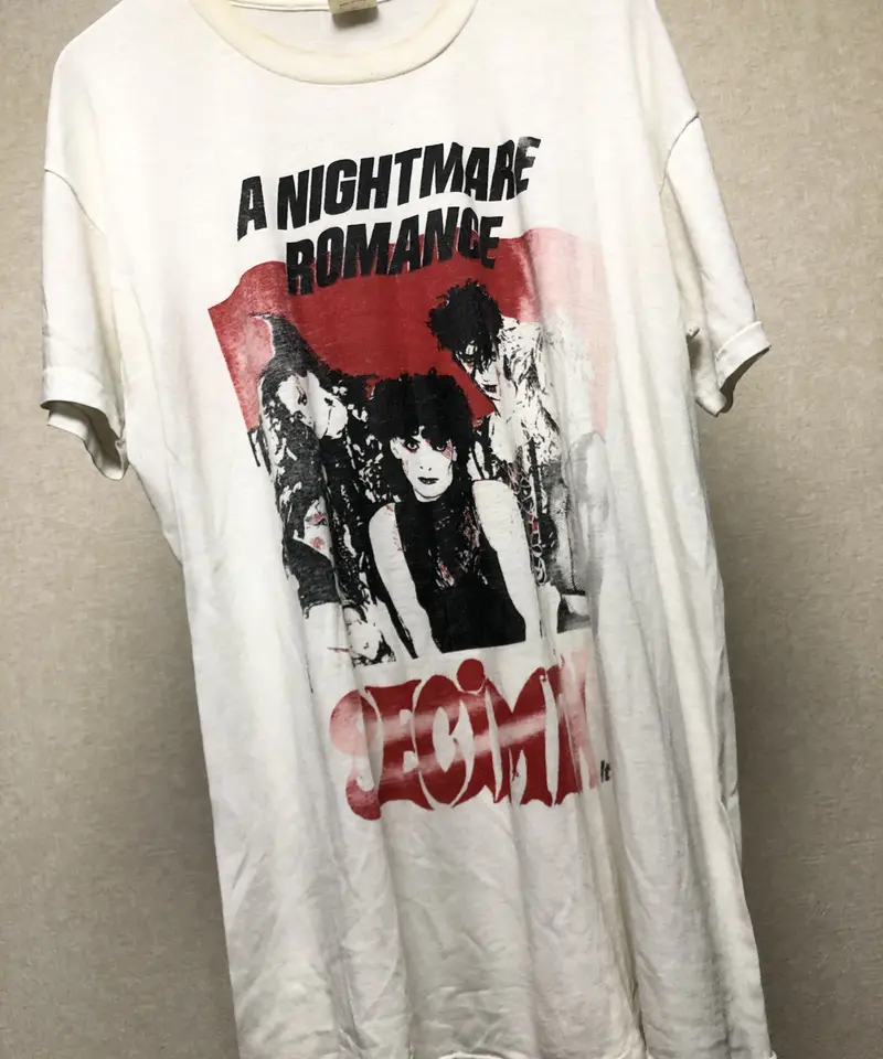 超目玉枯渇リアルヴィンテージPUNK Tee〉80年代U.S.A.製 ニュー