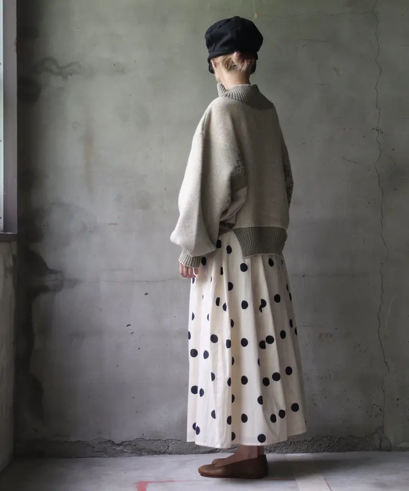 NATIVE VILLAGE ネイティブヴィレッジ / ラウンドカットロングスカート