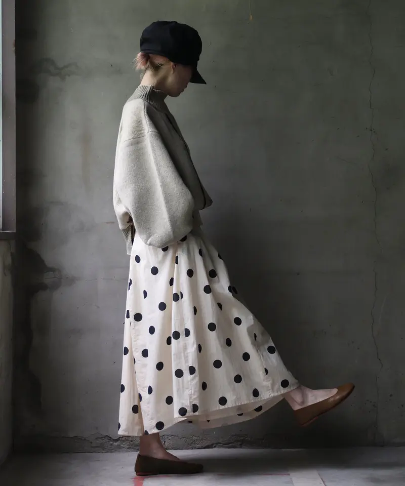 NATIVE VILLAGE ネイティブヴィレッジ / ラウンドカットロングスカート