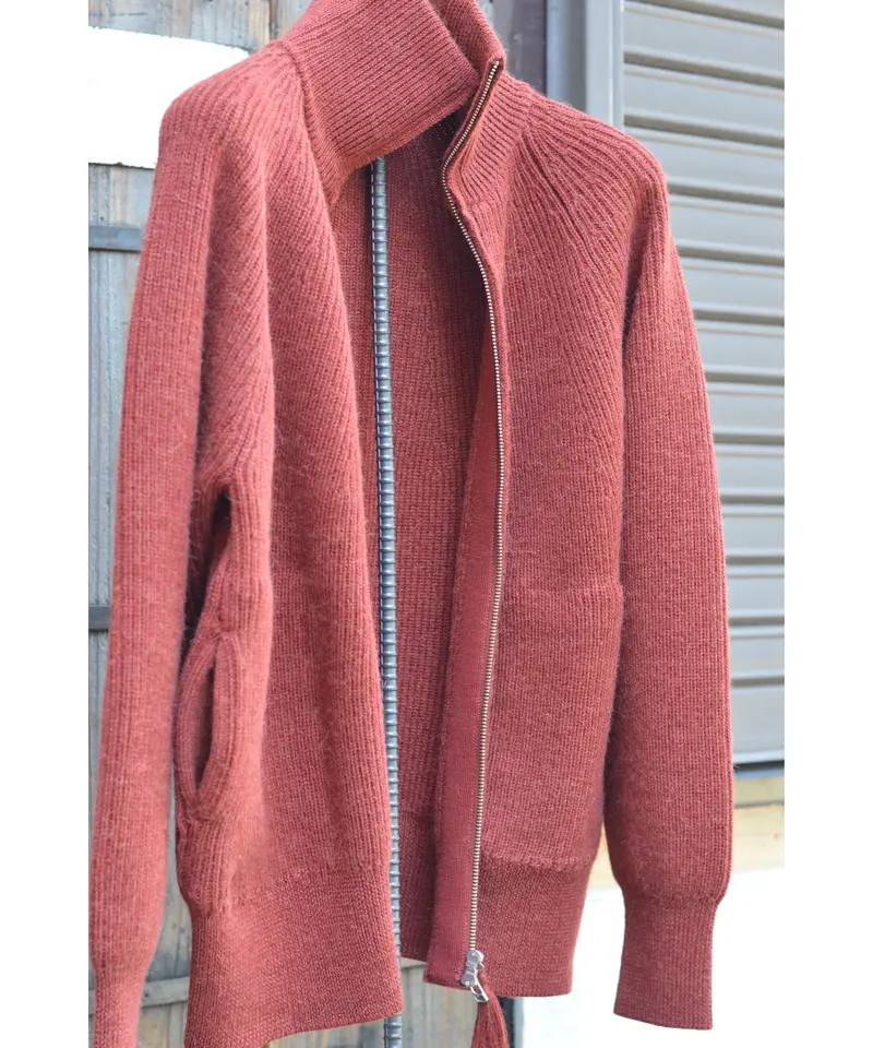 ALPAKA TURTLE-NACK ZIP SWEATER | CLOTH&CLOTHING...
