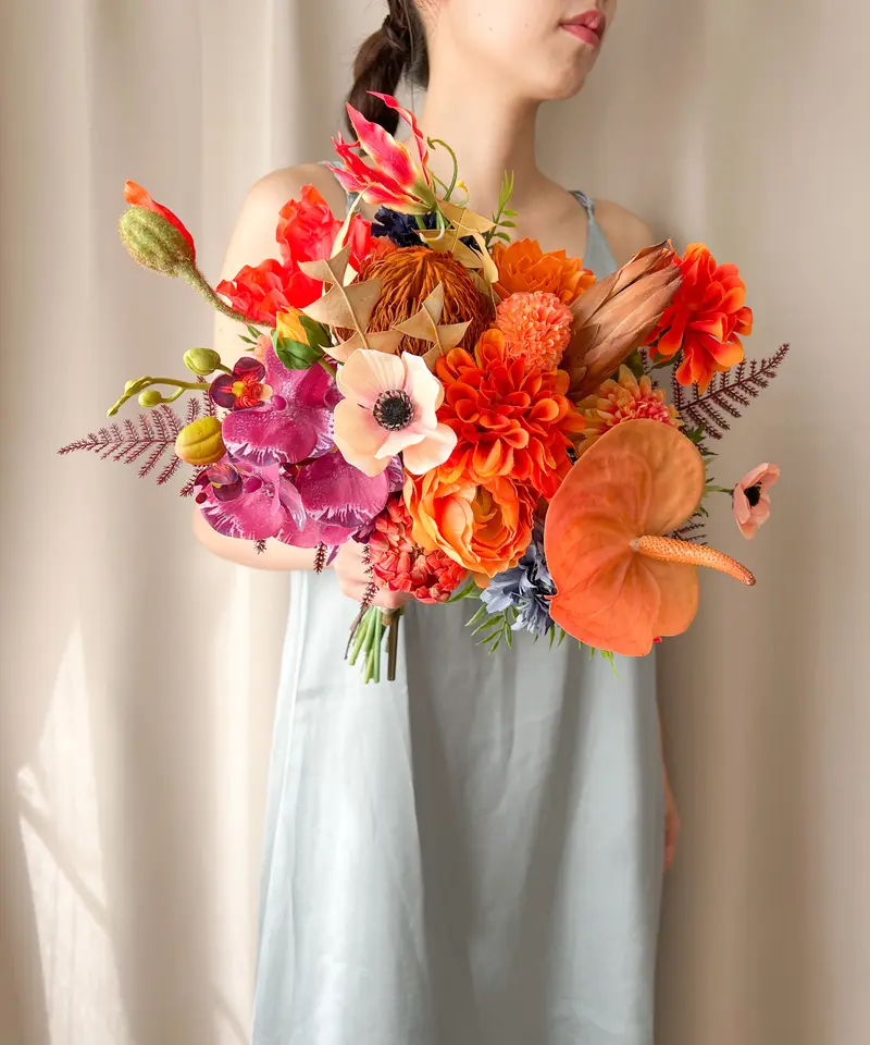 受注生産 】 モダントロピカルなブーケ | doille doillette