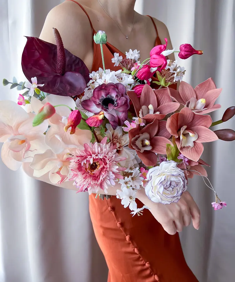 時間指定不可】 doille プリザーブフラワーブーケ doillette フラワー