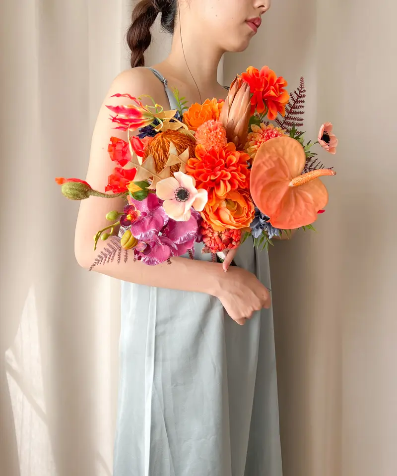 受注生産 】 モダントロピカルなブーケ | doille doillette