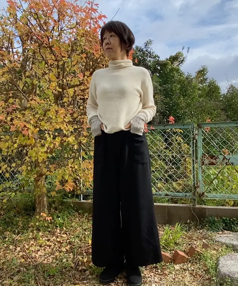 春色3カラー✧ 着物リメイク 絹のワイドパンツ | vlamor.com