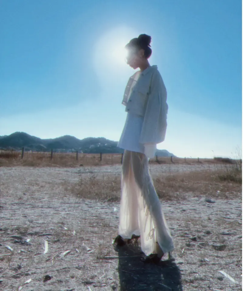 サイドリボンシアーフレアパンツ / Side Ribbon Sheer Flare Pants...