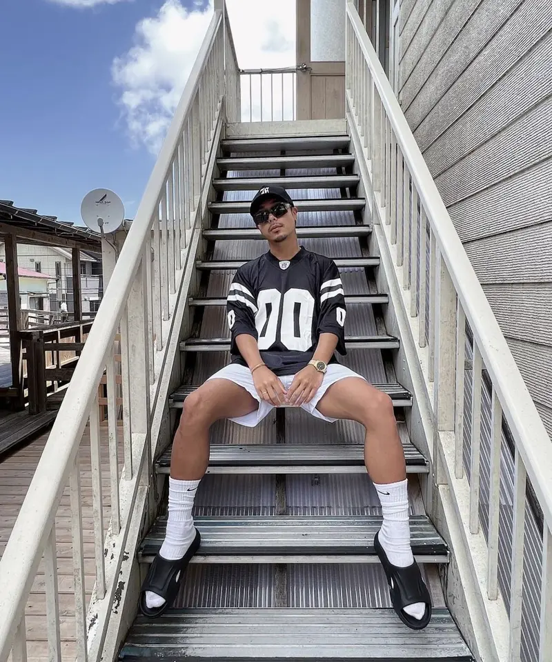 2colors】Football shirt | FLEX