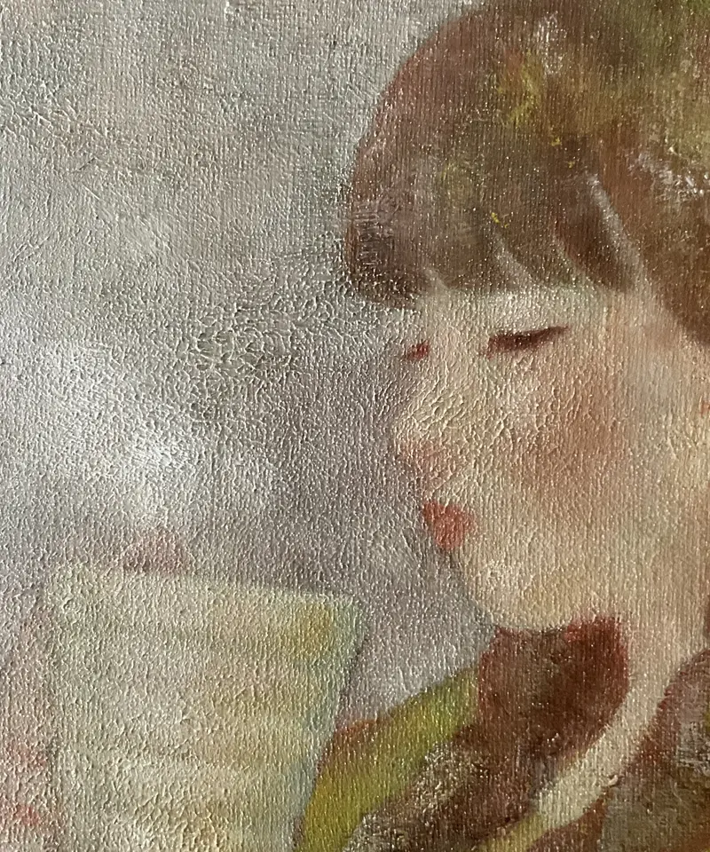 油彩)読書 | Yui-Fujita-gallery