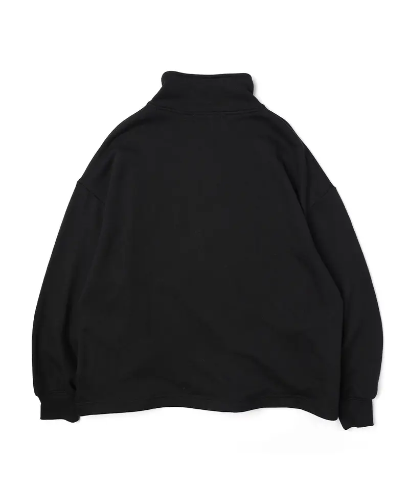 Hatsunex バイカラーKOHADA Zipプルオーバー（ブラック×グリーン