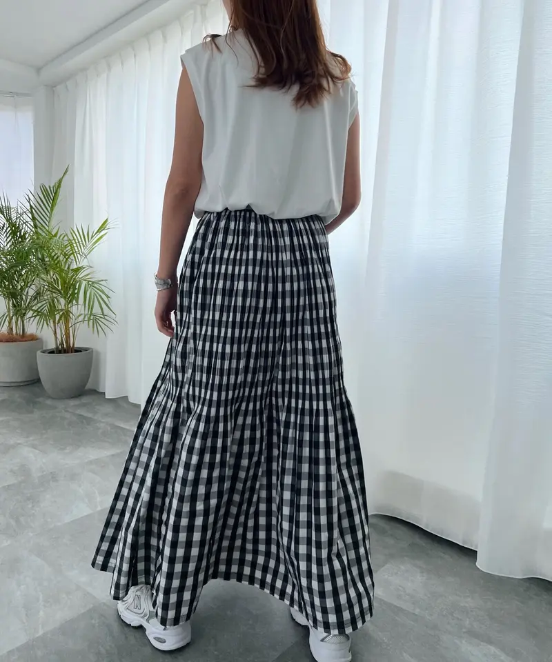 ファッションなデザイン Kiss the cherryチェックスカート メルフィー