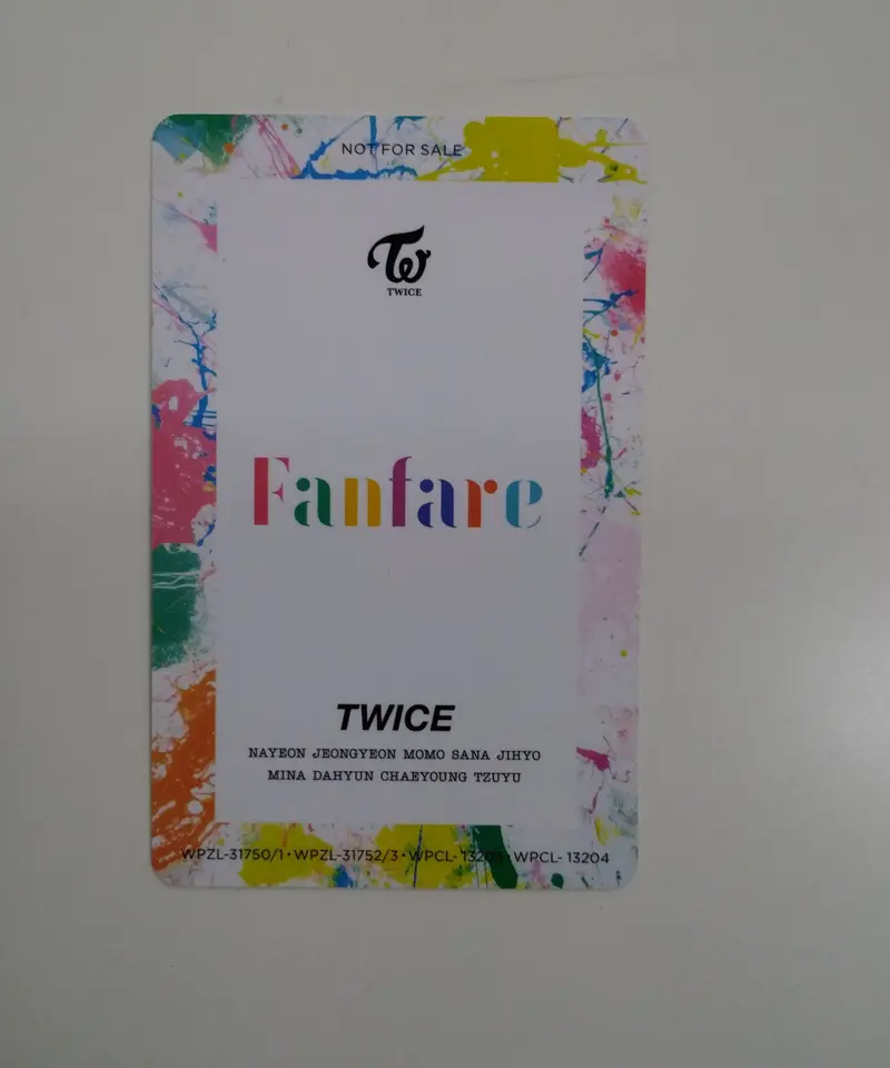 TWICE 「fanfare」トレカ サナ | K-BOOKS K-POP館 芸能館 動画館...