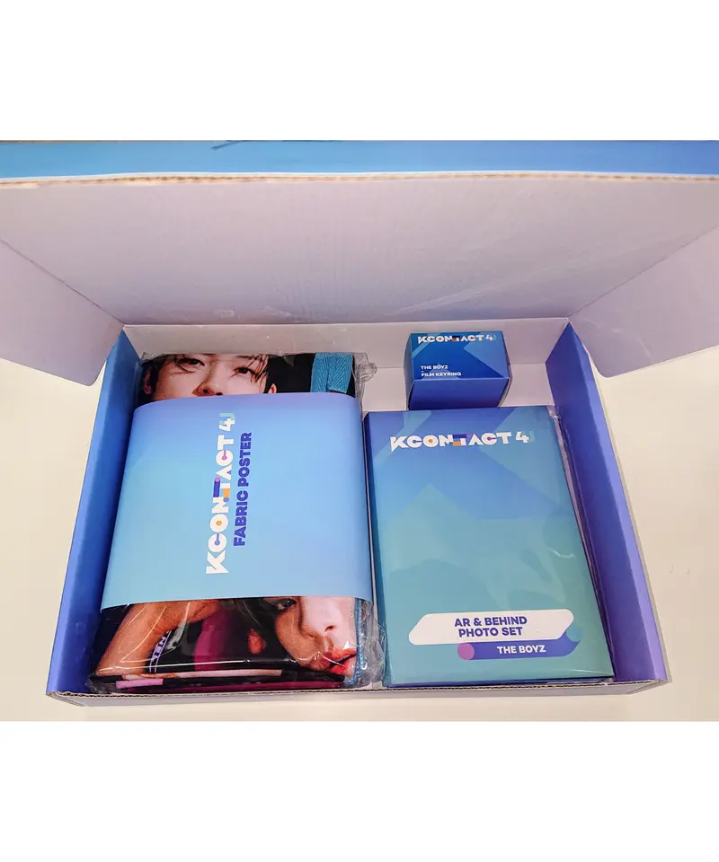 KCONTACT4U THE BOYZ 限定サイン MDセット ◇メンバー全員サイン入り...