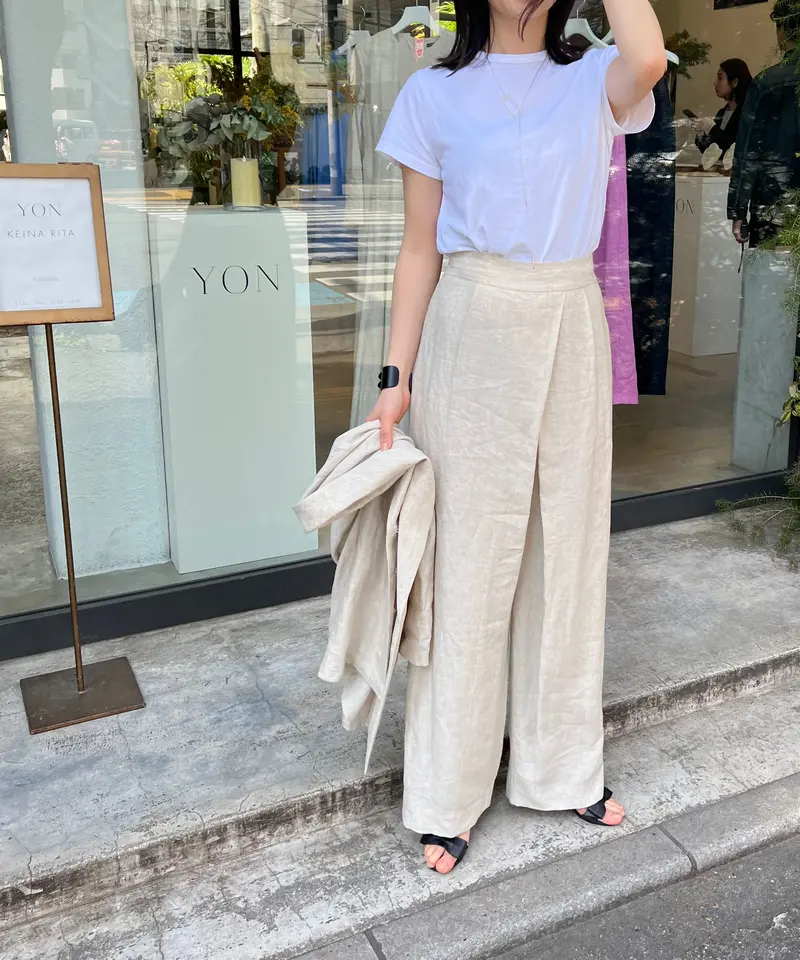 輝く高品質な KEINA RITA shirt scallop ケイナリタ back シャツ