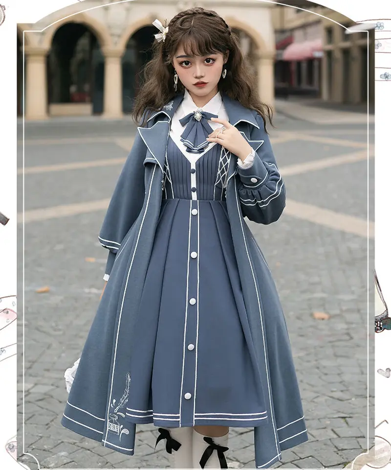Lolita樱洛芙 Book of Lies ロリィタ コート [LO476] | Roses...