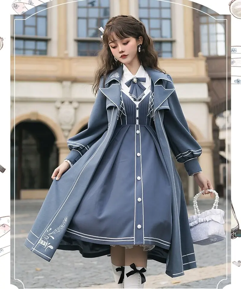 Lolita樱洛芙 Book of Lies ロリィタ コート [LO476] | Roses...