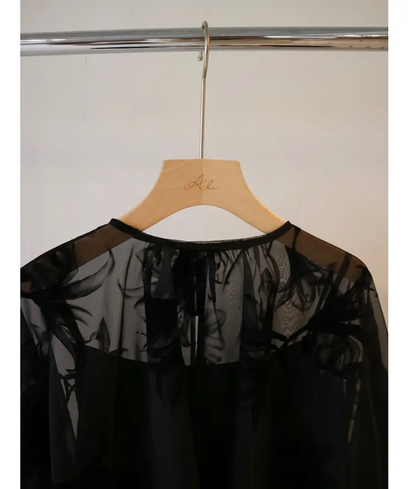 sheer over flare blouse | 【Acka.】エーシーケーエー｜公式オン...