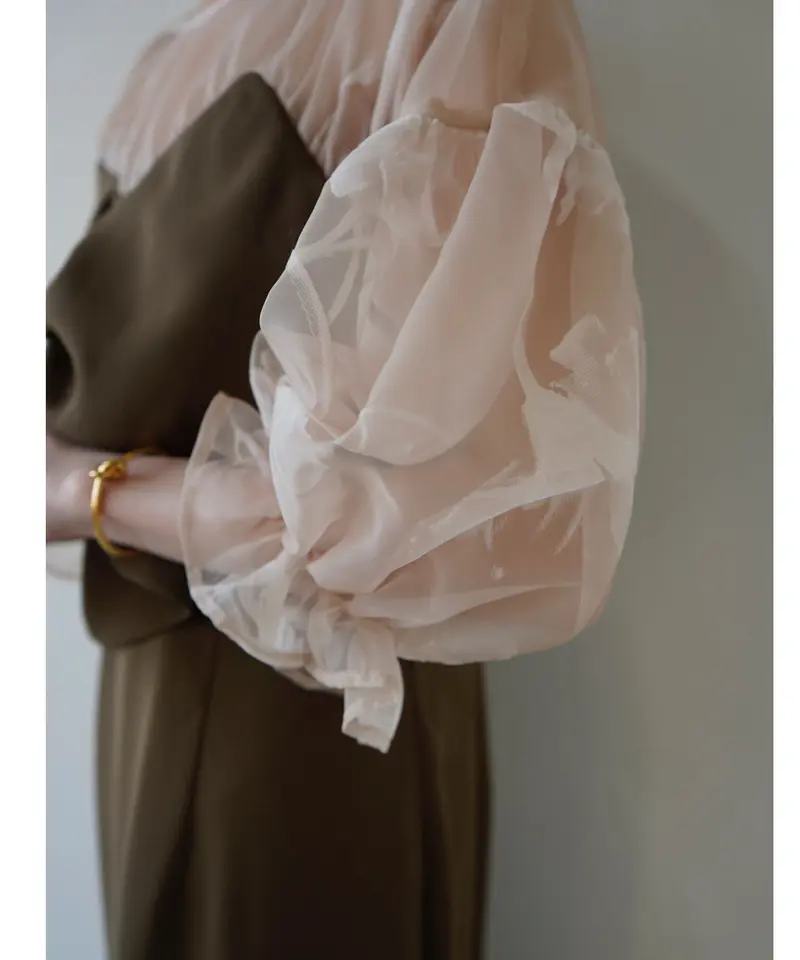 sheer puff dress | 【Acka.】エーシーケーエー｜公式オンラインストア