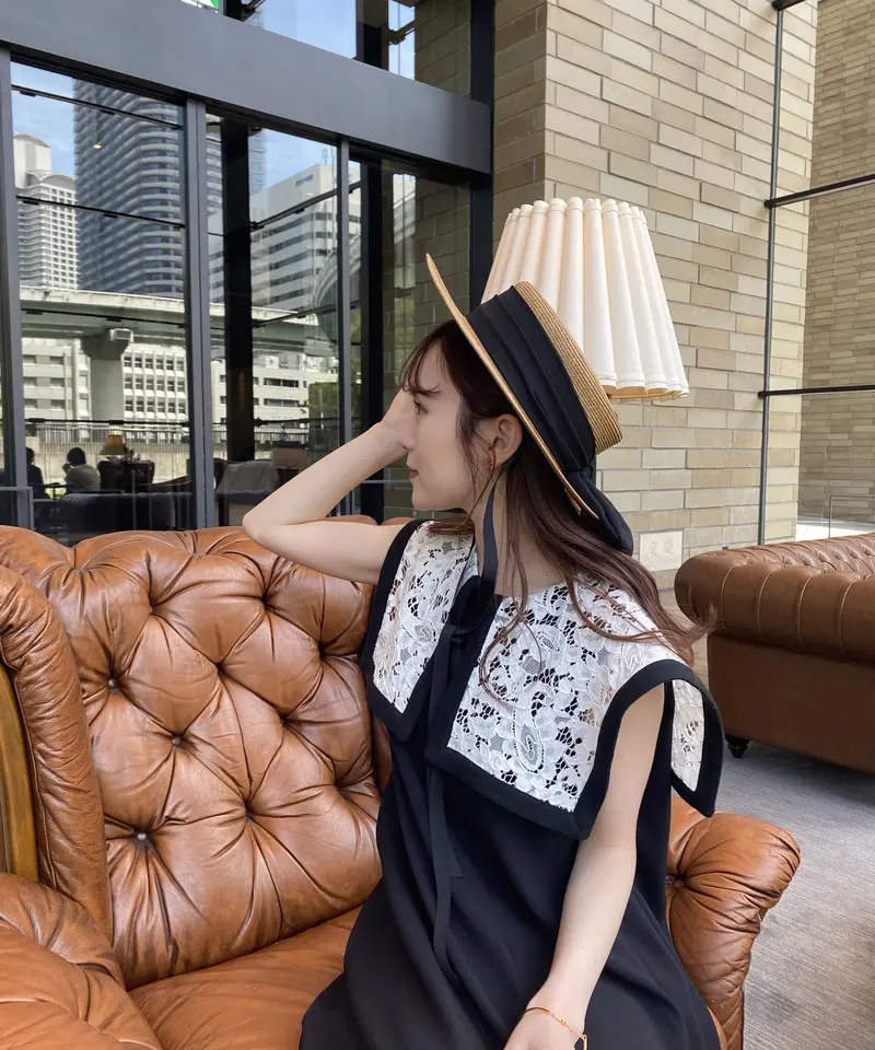 lace no sleeve one-piece | 【Acka.】エーシーケーエー|公式オン...