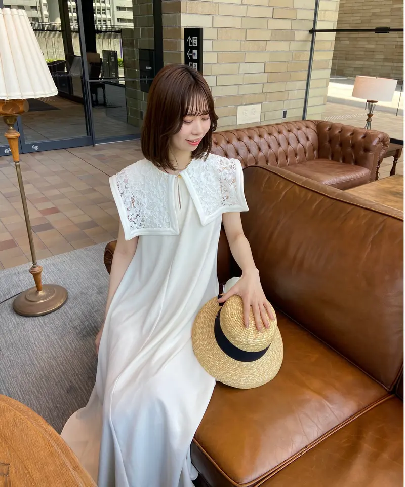 lace no sleeve one-piece | 【Acka.】エーシーケーエー|公式オン...