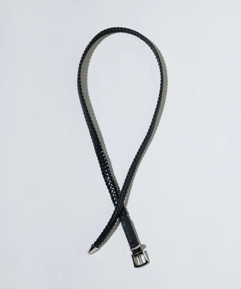 MBハイエンドレザー ナローメッシュベルト(シルバー) | MB -there is