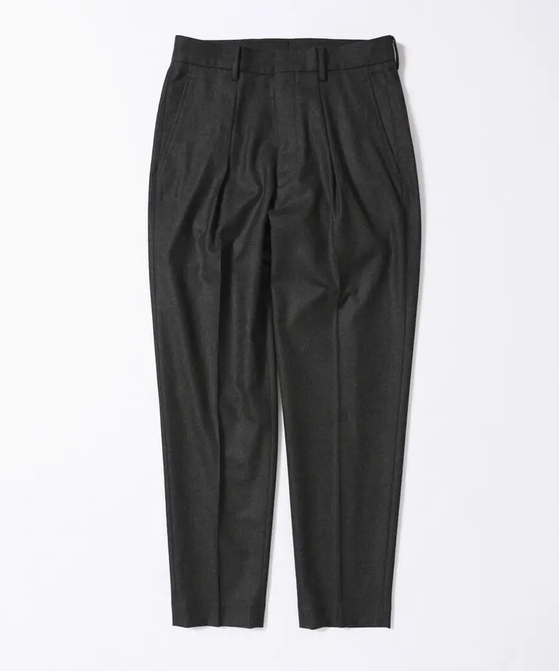 MBハイエンド尾州ウール クラシックテーパードスラックス | MB -there
