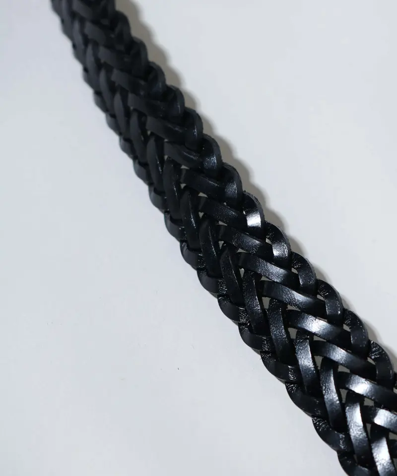 MBハイエンドレザー ナローメッシュベルト(シルバー) | MB -there is