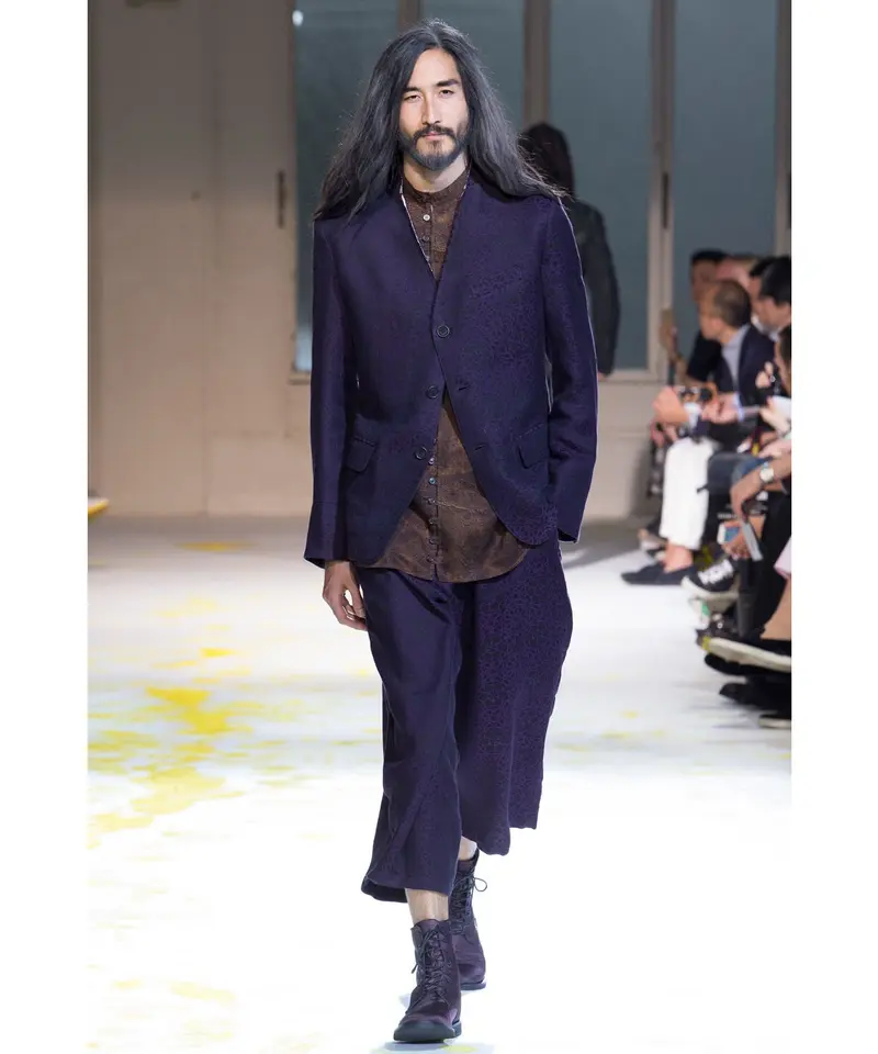 15ss yohji yamamoto pour homme 紫 ラップパンツセットアップ H...