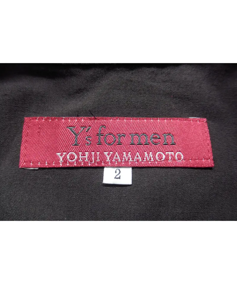 未使用タグ付き 赤タグ Y's for men yohji yamamoto ブラウン チャイ...