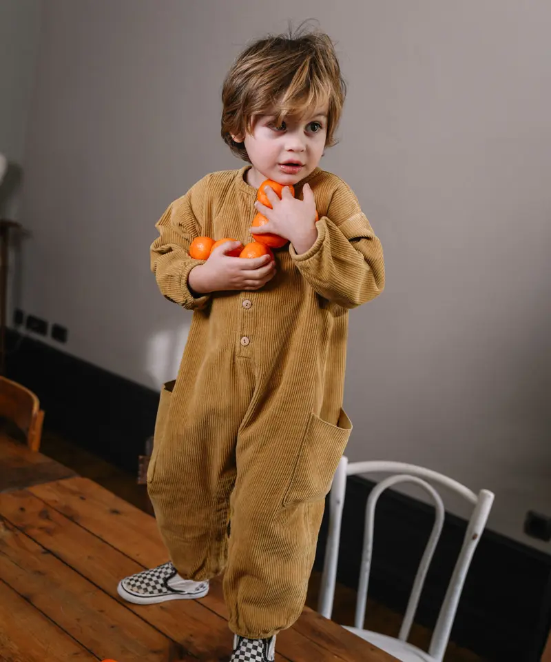 ロンパース・カバーオール CORDUROY JUMPSUIT/Studio Boheme Paris CATEGORY Studio Boheme | nermie - Baby and Kids