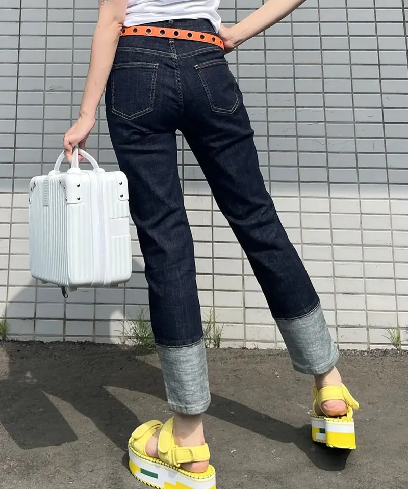 裾切り替えストレッチデニム | laprimaveraecshop's STORE
