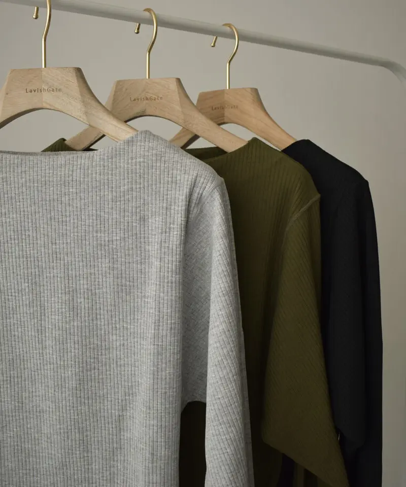 swim-05004 日本製 ドルマンスリーブ ボートネック リブラッシュガード