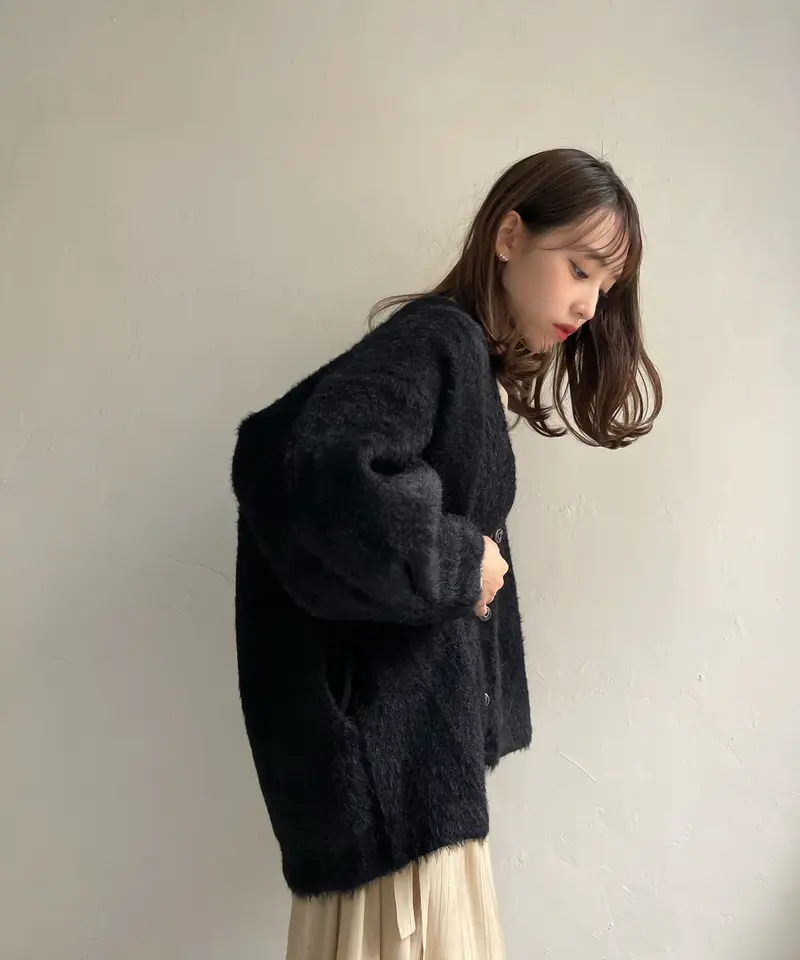 Le.ema mohair touch relax cardigan 【 Le.ema2022...
