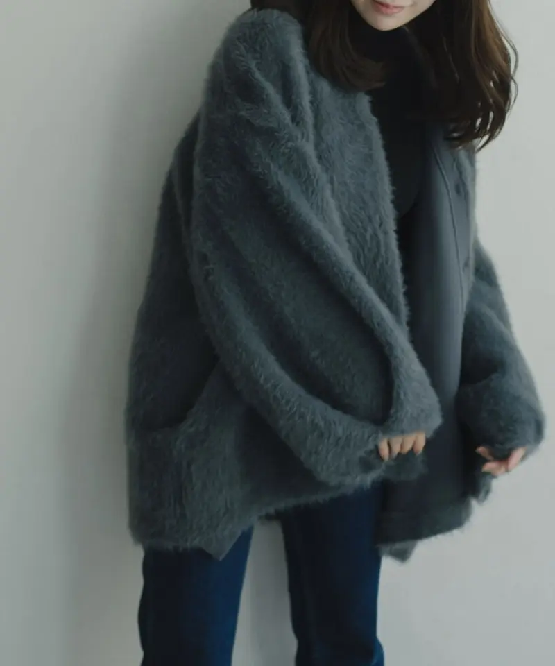 Le.ema original mohair touch relax cardigan | L...