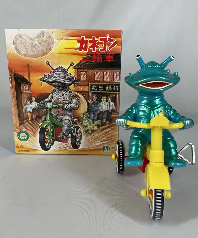 ☆ソフビ◇快獣ブースカ 三輪車☆ゼンマイ◇ブルマァク◇M1号 - 特撮