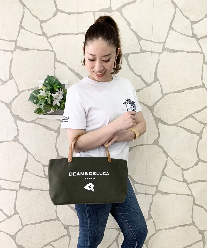 ハワイ限定 ディーンアンドデルーカ DEAN & DELUCA レザーハンドル