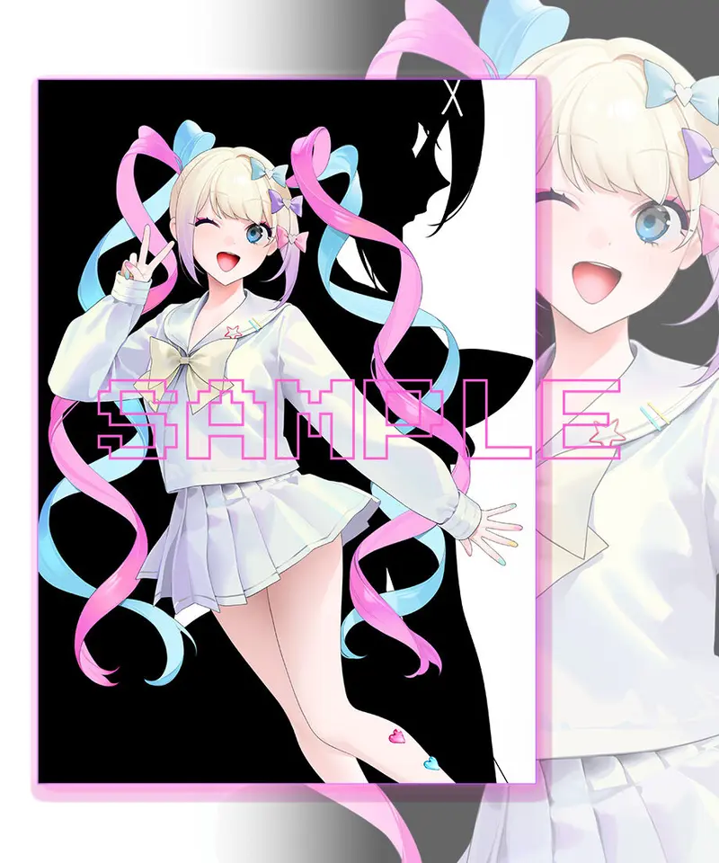 ニディガ あめちゃん&超絶最かわてんちゃん抱き枕カバー ニディガ あめちゃん&超絶最かわてんしちゃん 抱き枕カバー 【公式通販】