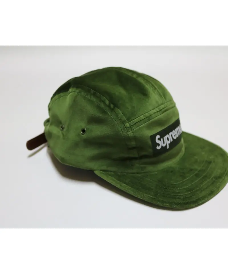 Supreme Velvet Camp Cap FW18 Olive オリーブ | NEO T...