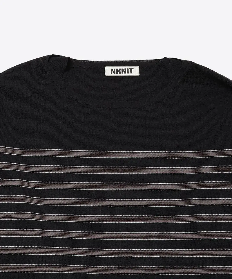 cotton nylon striped knit | NKNIT