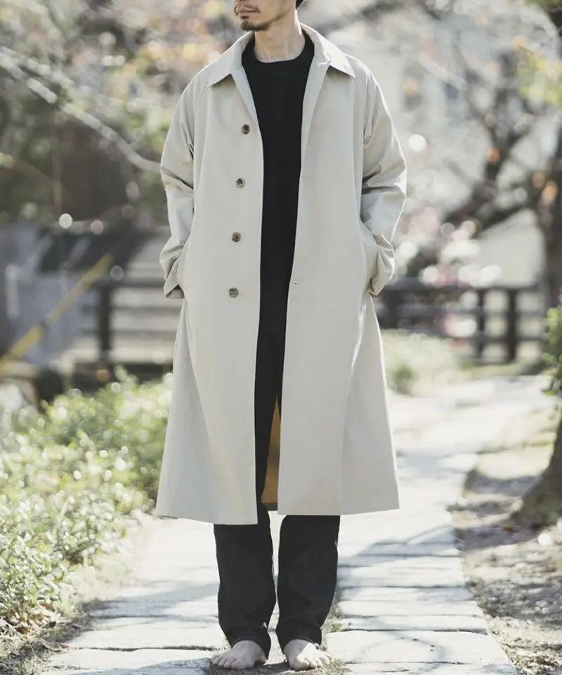 WEB限定】 unfil wool gabardine balmacaan coat - technicomm.qc.ca