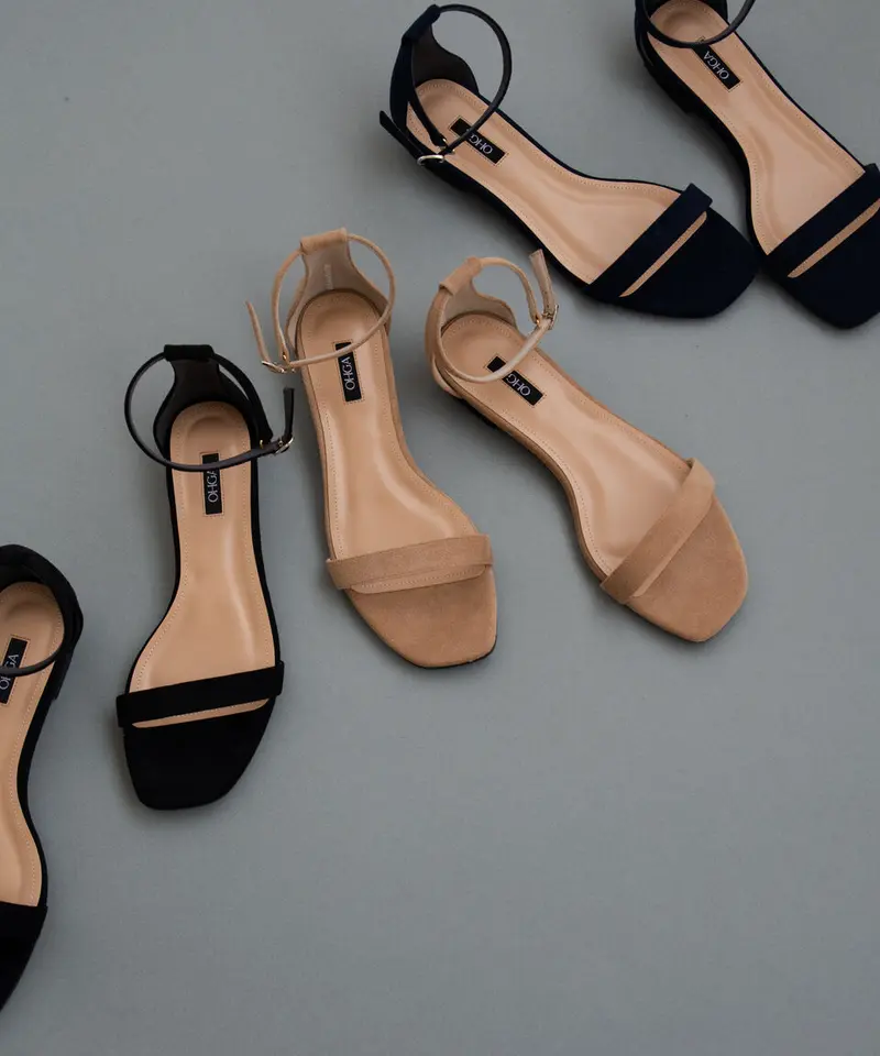 ohga ストラップサンダル L 美品【OHGA】ダブルリボンサンダル L