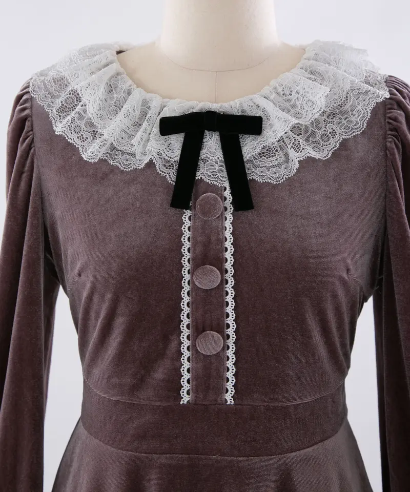 ダブルレースベロアセットアップ | pium