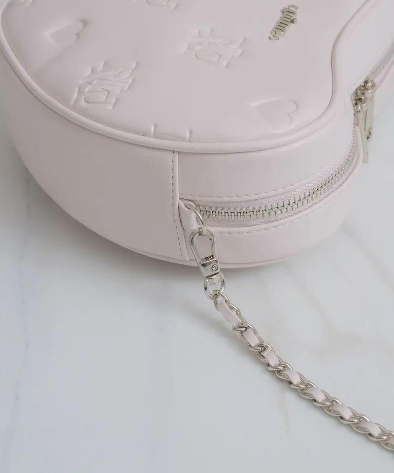 piumモノグラムキルティングハートポシェット | pium